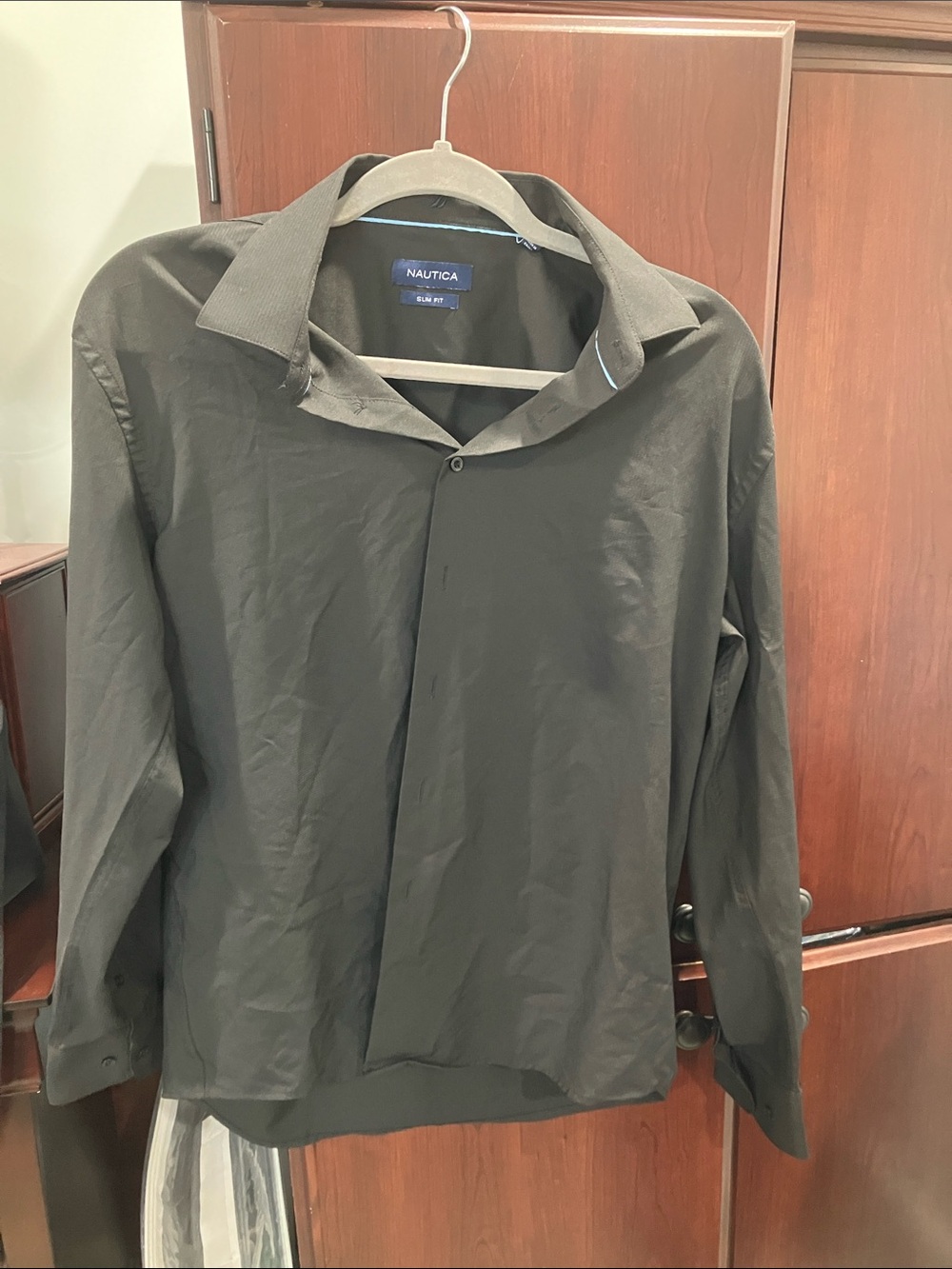 Nautica Men's Black Lightweight Shirt Jacket